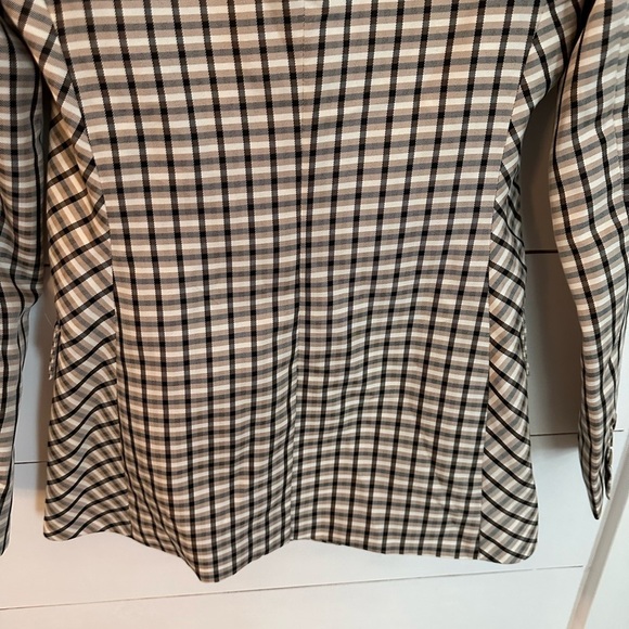 EXPRESSxNEGIN MIRSALAHI plaid boyfriend woman blazer Corpcore oversized XXS - Picture 11 of 14